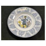 14' HAND PAINTED ITALIAN CERAMIC BOWL