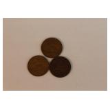1960 Mexico 20 Centavos 3 ea.