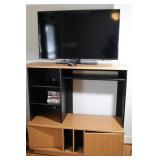 Samsung TV and Entertainment Center and Contents