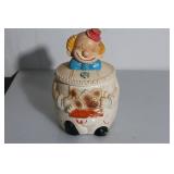 Vintage 50's Clown Cookie Jar