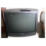 Phillips 27in TV with white table