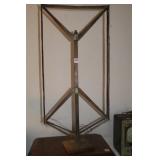 1920S WOOD RADIO LOOP RADIO ANTENNA