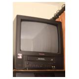 TOSHIBA 13 INCH TV WITH VCR