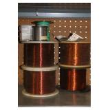(4) ROLLS MAGNET WIRE AND OTHER WIRE