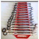 GEAR WRENCH 13 PC RATCHETING WRENCH SET