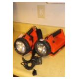 PAIR RECHARABLE FLASHLIGHTS