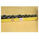 (13) PC MAC 1/2' DRIVE IMPACT SOCKET SET