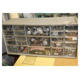 ORGANIZER DRAWERS WITH RADIO PARTS ETC