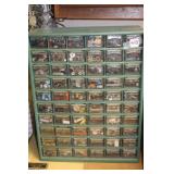ORGANIZER DRAWERS WITH RADIO PARTS ETC