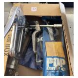 BOX ASST. TOOLS, PULLERS, ECT