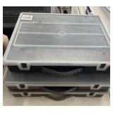 3 STORAGE BOXES W/A.C., DELCO, FENDER