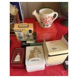 5 ASST. ITEMS IN BOXES: AVON, REED & BARTON, ECT