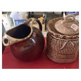 MCCOY COOKIE JAR & HULL WATER PITCHER