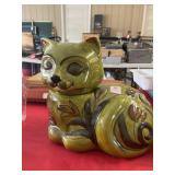 CAT COOKIE JAR & CREAM PITCHER