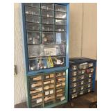 3 PARTS BINS W/ASSORTED ITEMS