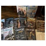 50+ ISSUES OF "GEORGE MAGAZINE" UNOPENED
