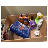 CURLING IRON, VASELINE LOTION, FIRST AID KIT, FEBR