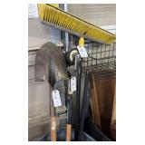 SHOVEL, PUSH BROOM, EDGER, TRASH CAN.......