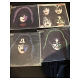 (10) VINYL RECORDS - KISS