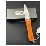 SOG SPECIAL ELITE II AUTO ORANGE LOCK BLADE KNIFE