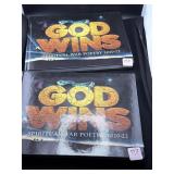(2) "GOD WINS" BOOKS
