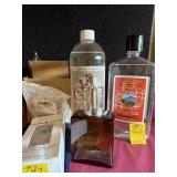 (2) OIL LAMPS W/ (2) BOTTLES OF OIL & EXTRA WICKS