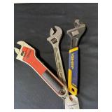 SET OF (3) WRENCHES - VISE-GRIP, BLACK & DECKER,