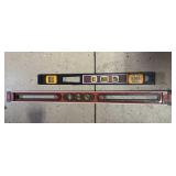 BLACK & DECKER 3ft LEVEL, 2ft LEVEL, & SMALL