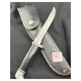 BUCK 105 KNIFE W/ LEATHER SHEATH