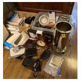 BOX OF MISC. ELECTRONIC ACCESSORIES &....