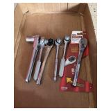 (5) CRAFTSMAN 1/4" RACHETS