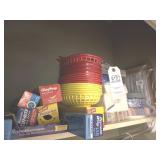 PAPER/PLASTIC FOOD STORAGE ITEMS, NAPKINS