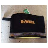 DEWALT TOOL BAG W/ LEATHER PUNCH & LEATHER