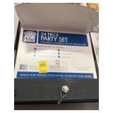 24PC PARTY SET ALUMINUM PANS