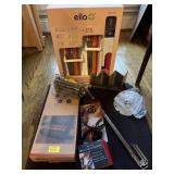 KABOB RACKS, SKEWERS, STRAW & BOTTLE BRUSH SET....