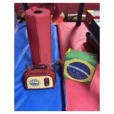 BLUETOOTH UE SPEAKER & A CUBE BOX SPEAKER