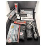 GEAR FLASHLIGHTS, THROWING STAR, COAST LED......