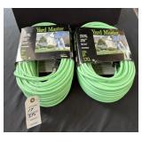 (2)YARDMASTER 120ft 16 GAGUE EXTENSION CORDS