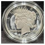 2023-S PEACE PROOF SILVER DOLLAR - W/COA AND BOX