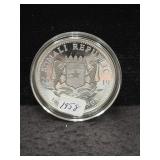 2019 SOMALI - AFRICAN WILDLIFE 'LEOPARD' - 1 OZ