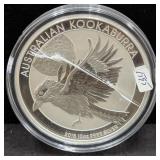 2018 AUSTRALIAN KOOKABURRA 10 OZ SILVER ROUND -