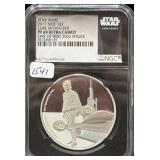 STAR WARS - 2017 - 'LUKE SKYWALKER' - 1 OZ SILVER