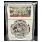 2014 OFFICIAL MINT METAL - CHINA - 1 OZ SILVER