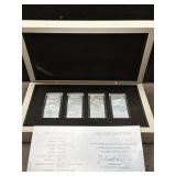 2022 'THE LADY LIBERTY SET' (4) 1 OZ SILVER INGOTS