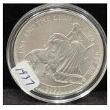 2020 'UNA  AND THE LION' - 1 OZ SILVER ROUND -