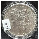 1885-O MORGAN SILVER DOLLAR