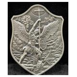 2 OZ. SILVER SOUTH KOREA SHIELD OF ST. MICHAEL