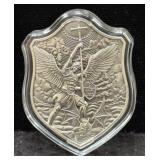 2 OZ. SILVER SOUTH KOREA SHIELD OF ST. MICHAEL
