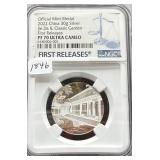 OFFICIAL MINT MEDAL 2022 CHINA 30 GR SILVER -