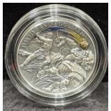2022 'DAVID & GOLIATH' 2 OZ SILVER ROUND -